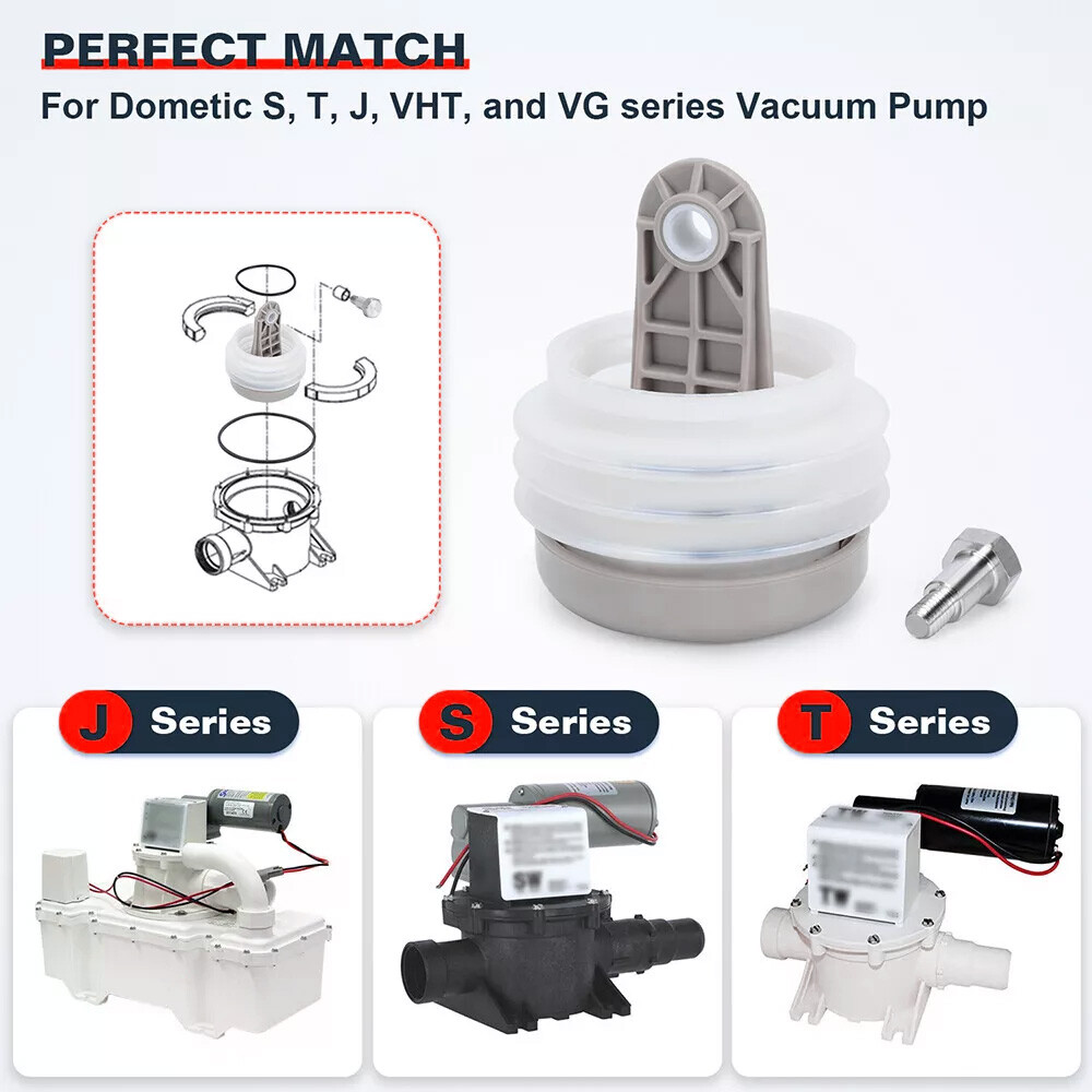 Pump Bellow Kit For Dometic SeaLand Vacuflush S J T Series OE#385230980