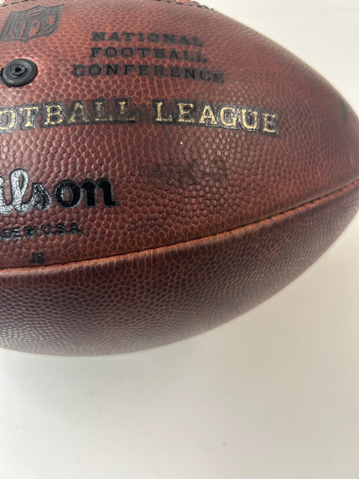 NFL GAME USED FOOTBALL FROM THE EARLY 2000