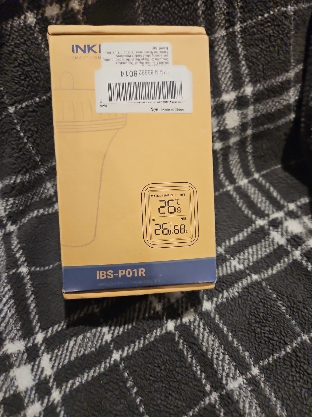 Inkbird IBS-P01R Wireless Indoor Outdoor Floating Pool Thermometer