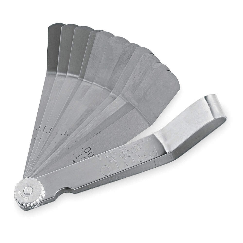 PROTO J000M Bent Feeler Gauge Set,Dimension Type " 3R011