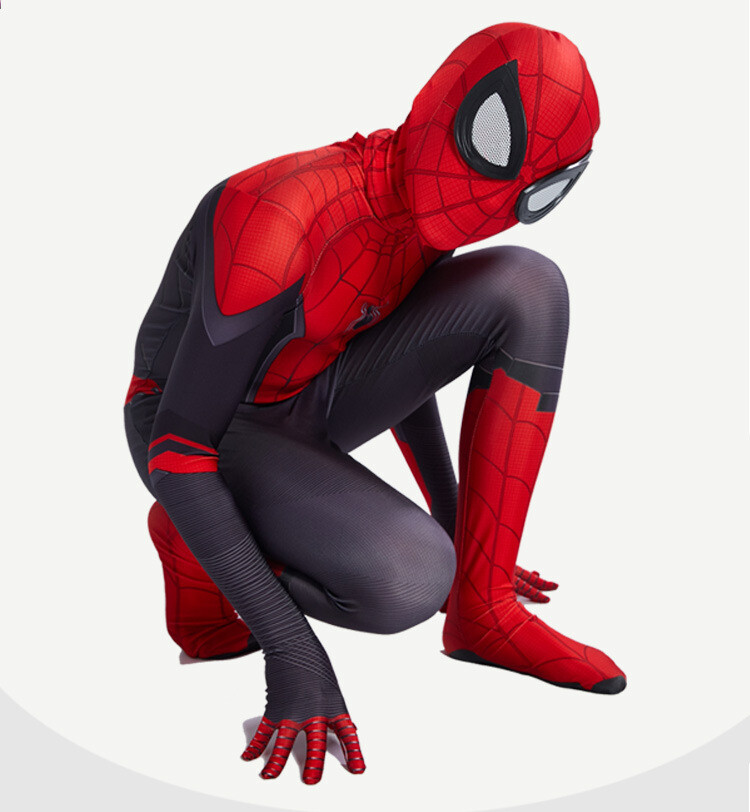 Spiderman Far From Home Cosplay Kids Jumpsuit Boys Spiderman Costumes Suit Mask