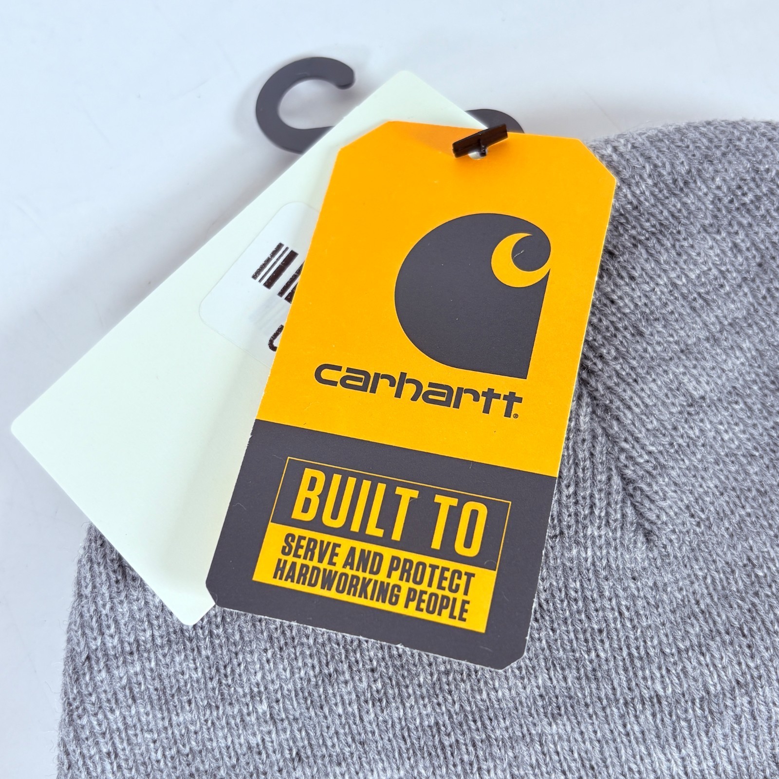 Carhartt A18 Knit Cuffed Beanie Hat Heather Grey One Size New with Tags