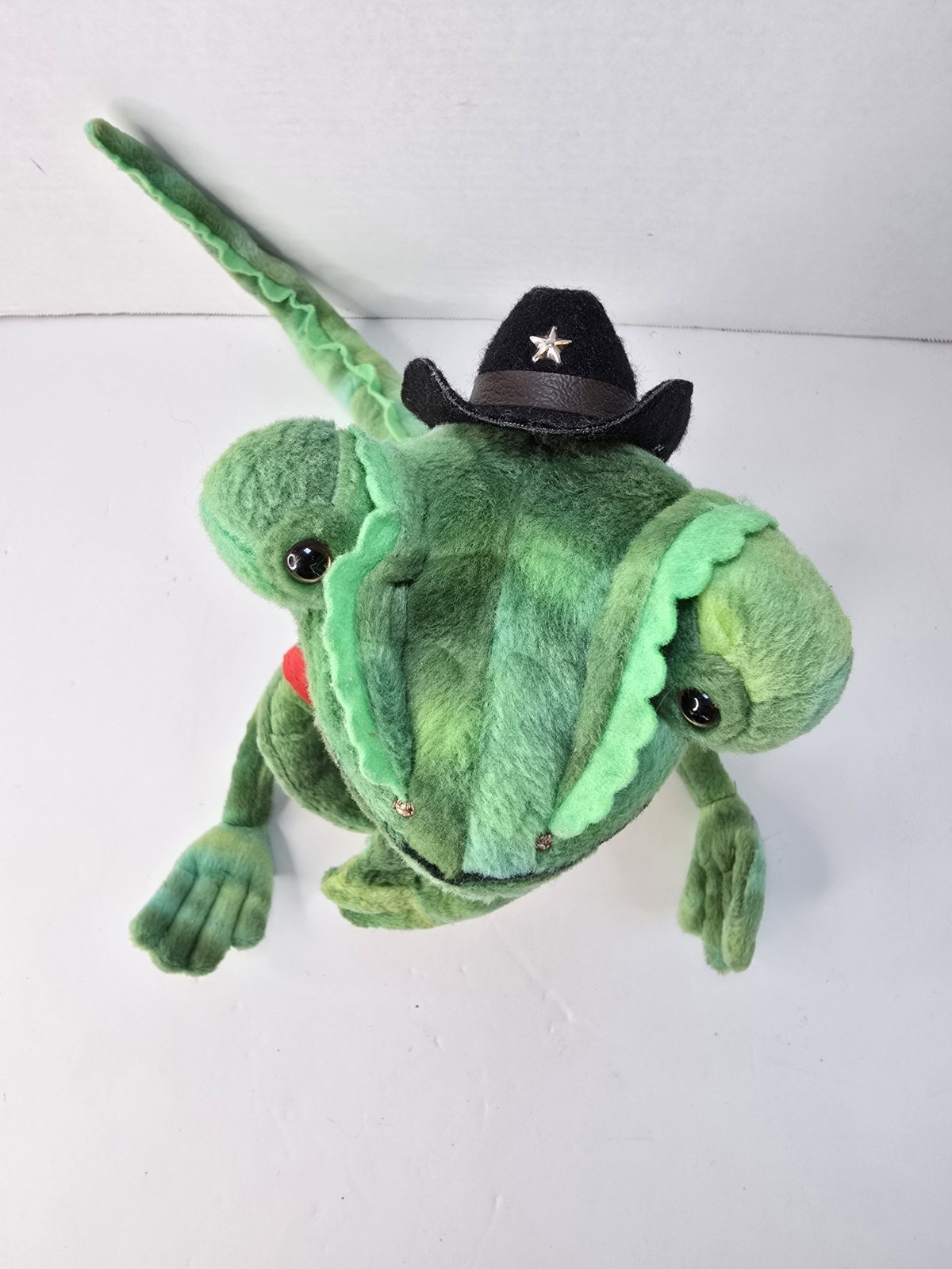 Rare RANGO Movie Johnny Depp Chameleon 18" Bendable Posable Plush Figure Hanger
