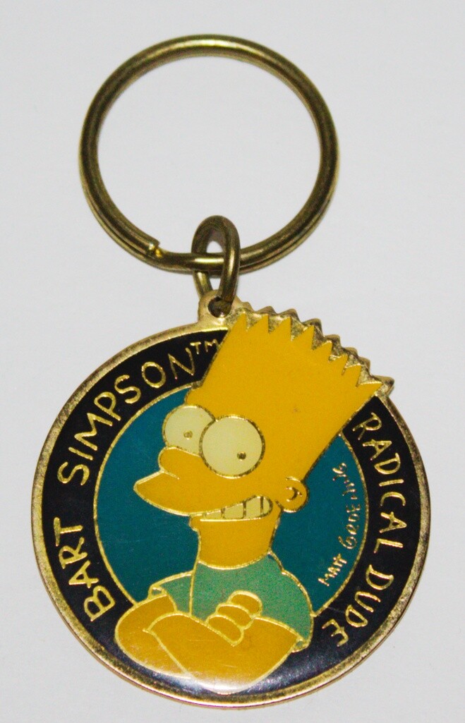 The Simpsons Key Chain Assortment of 7 Gift Creations 1990 YOU CHOOSE KEY CHAIN