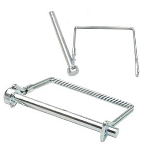 10 PCS Square Pto Pin Shaft Locking Pin 1/4 pin Hitch pin Wire Lock Pin Safet...