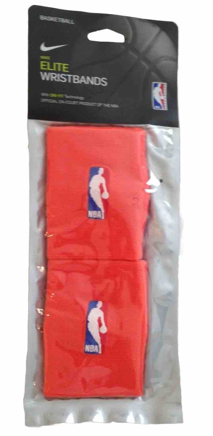 New Nike Elite NBA Basketball Wristbands CT3739 - 835 Orange NWTs