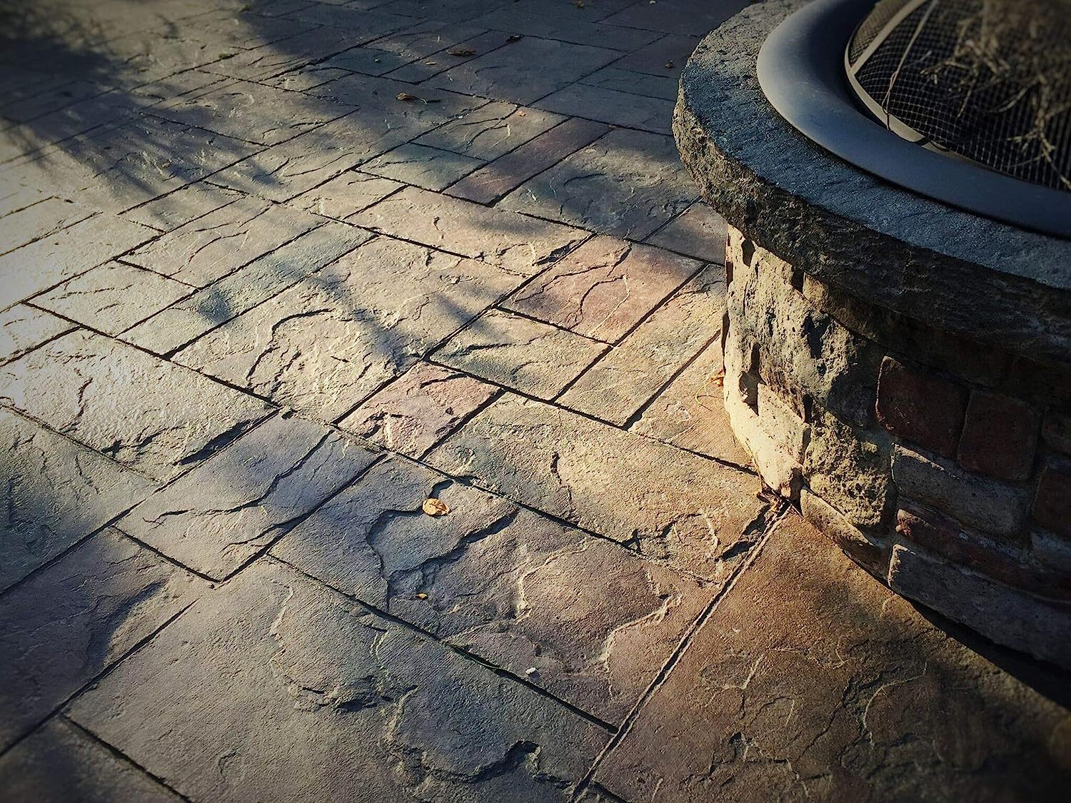 Ashler Notched Slate | Single Concrete Stamp by Walttools (Rigid/Blue)