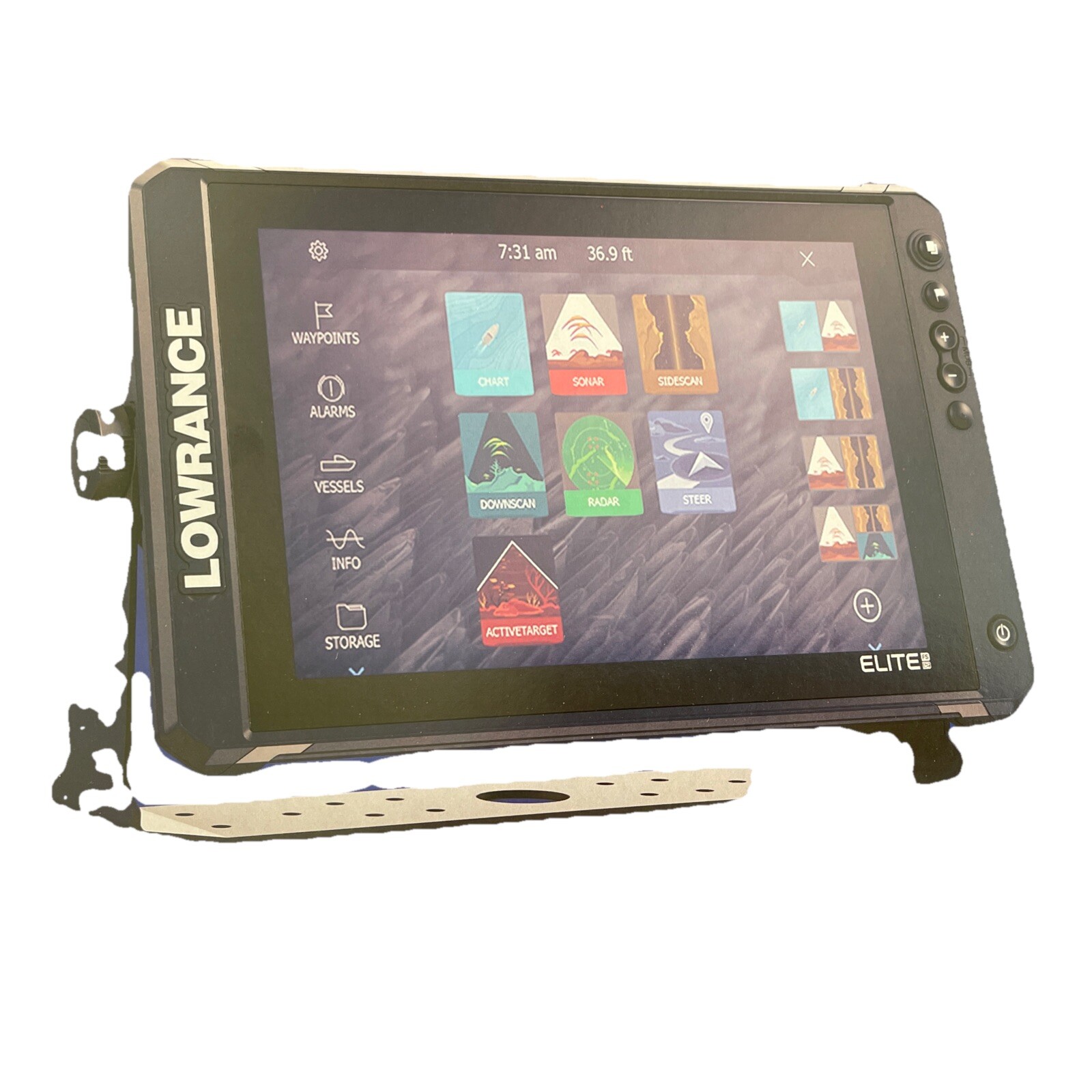 Lowrance Elite FS 12 Fishfinder Chartplotter Totalscan Transducer