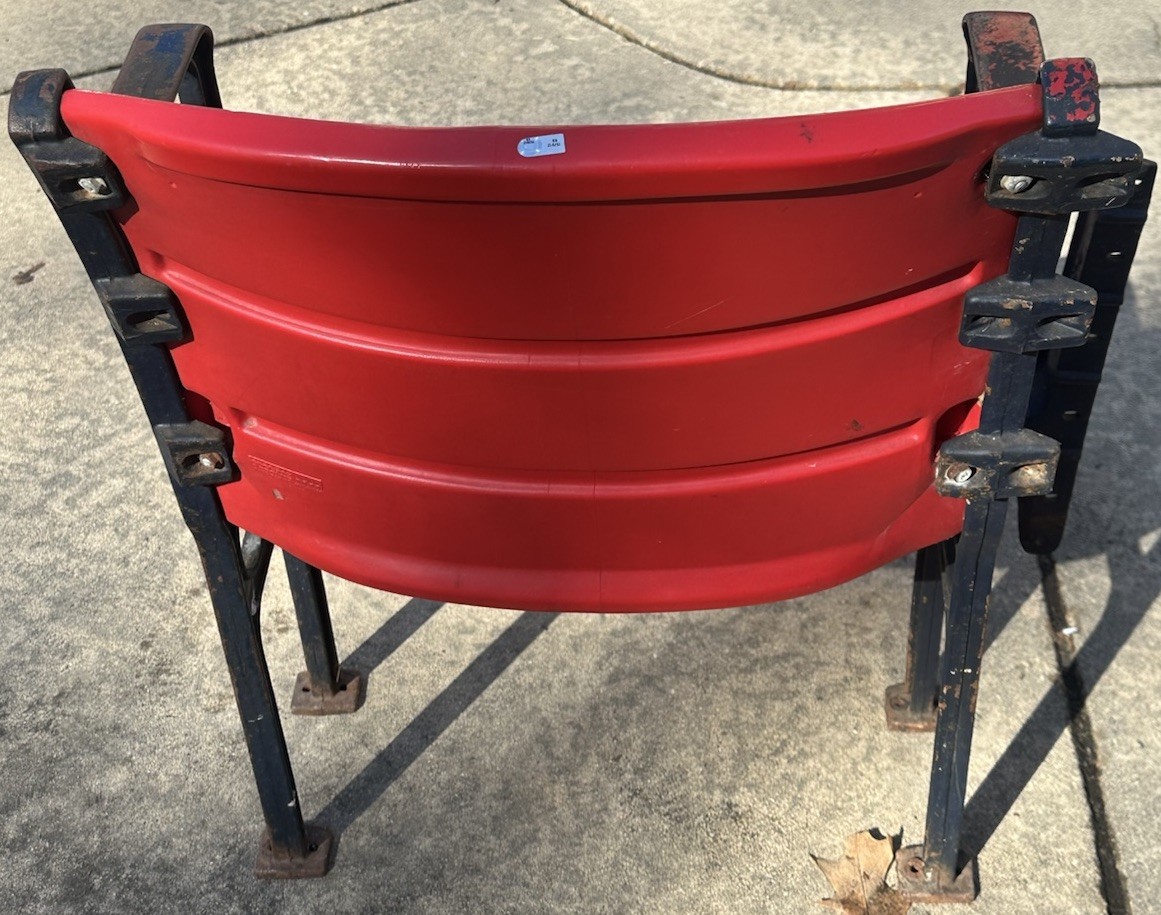 Fenway Park Aisle End Stadium Seat Boston Red Sox Game Used MLB Authenticated
