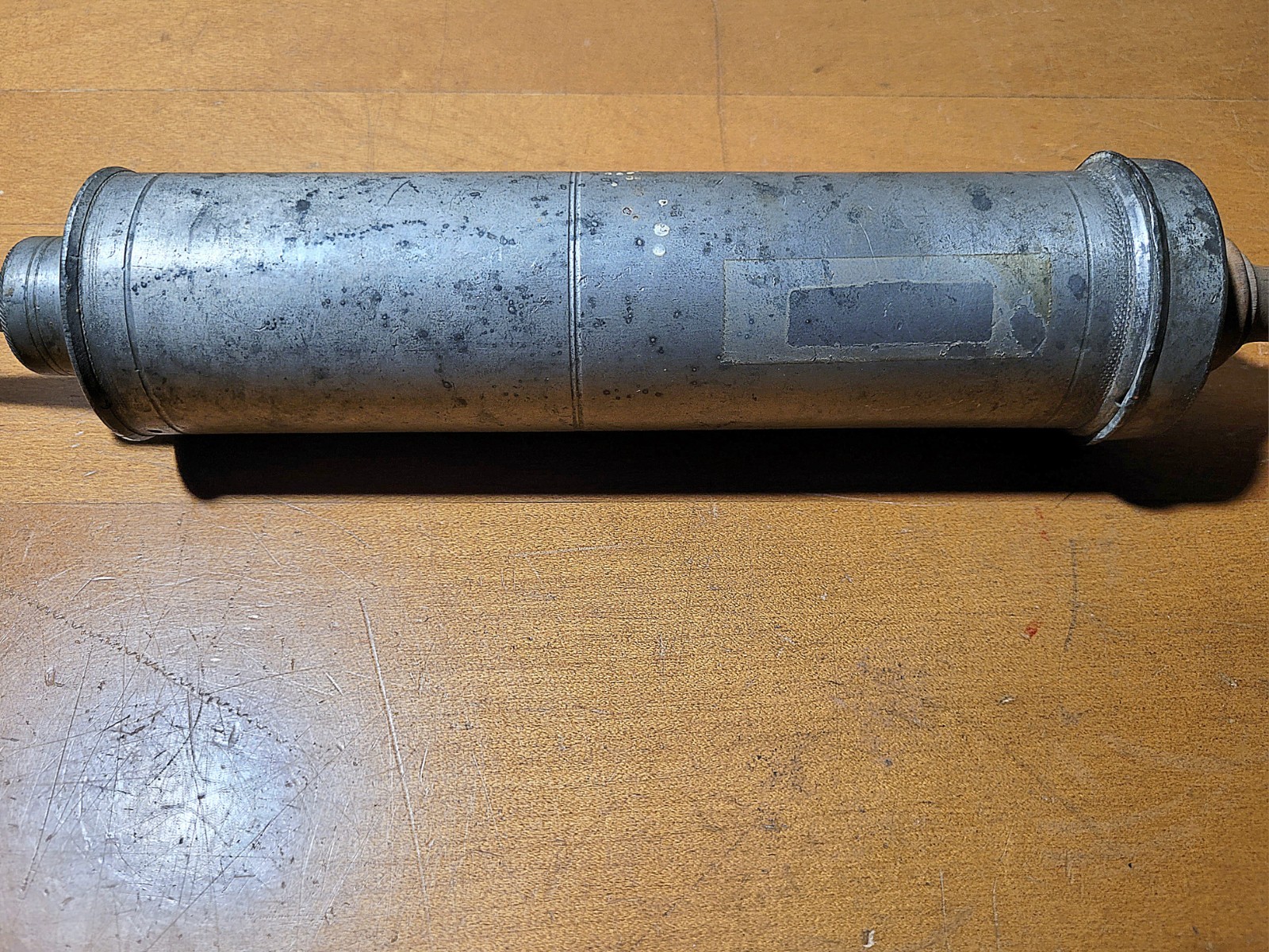 Antique 1830's Pewter Medical Embalming Syringe Medical Oddities Large Needle