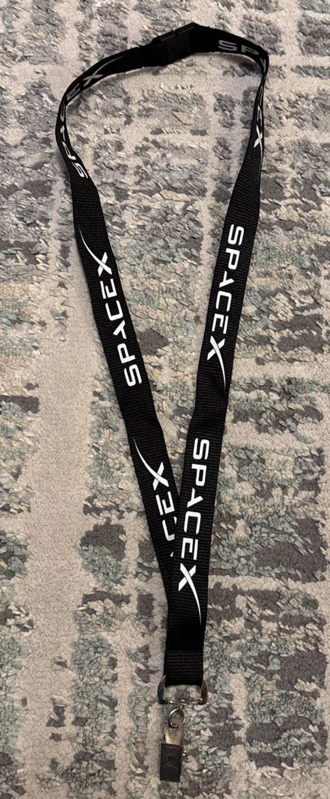 ~RARE~Authentic~Spacex Employee~Lanyard~Badge Holder~Elon Musk