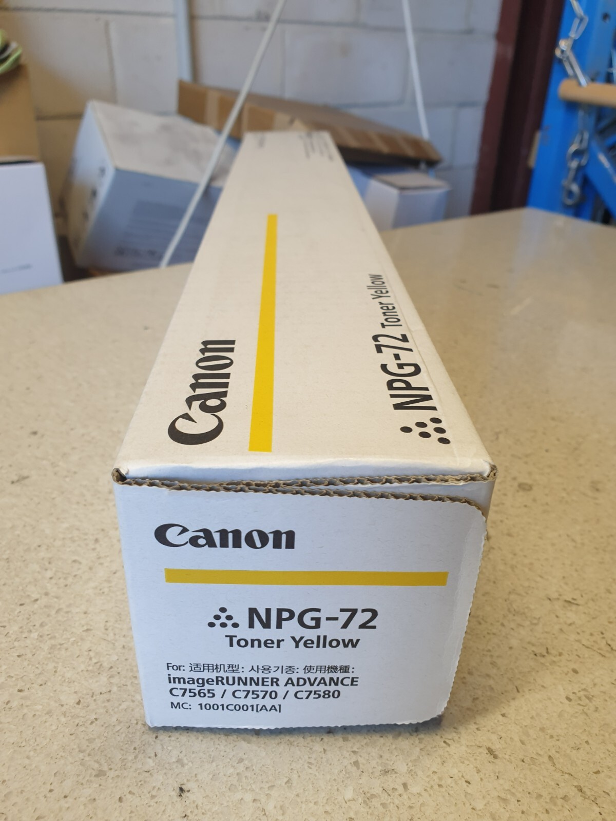 Genuine Canon NPG-72 TG-72 Yellow Toner for iR-ADV C7565 C7570 C7580 C7765 C7770