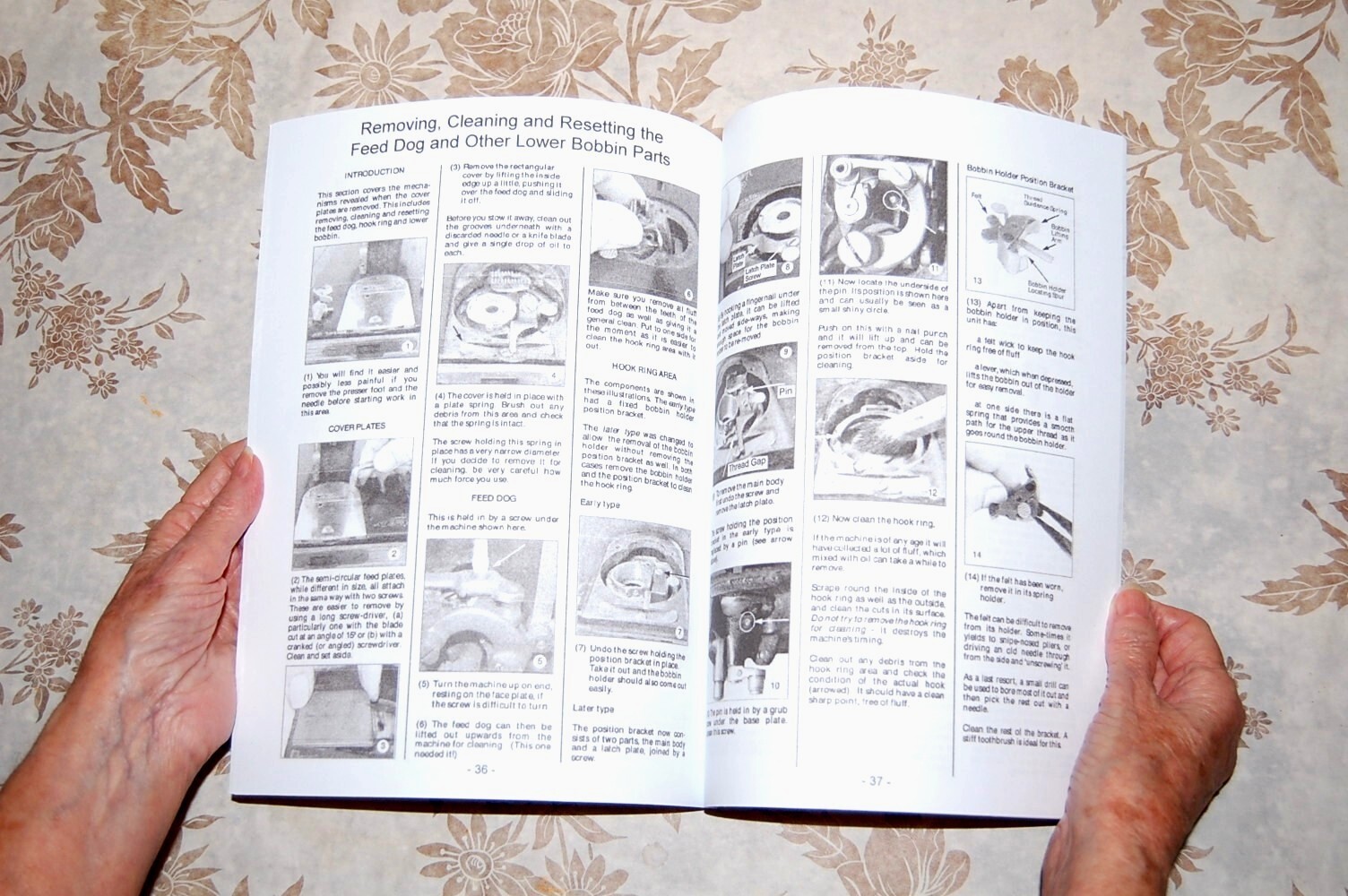 Rare 50-Page Repair and Refurbish Manual for Singer Sewing Machines 66 and 99