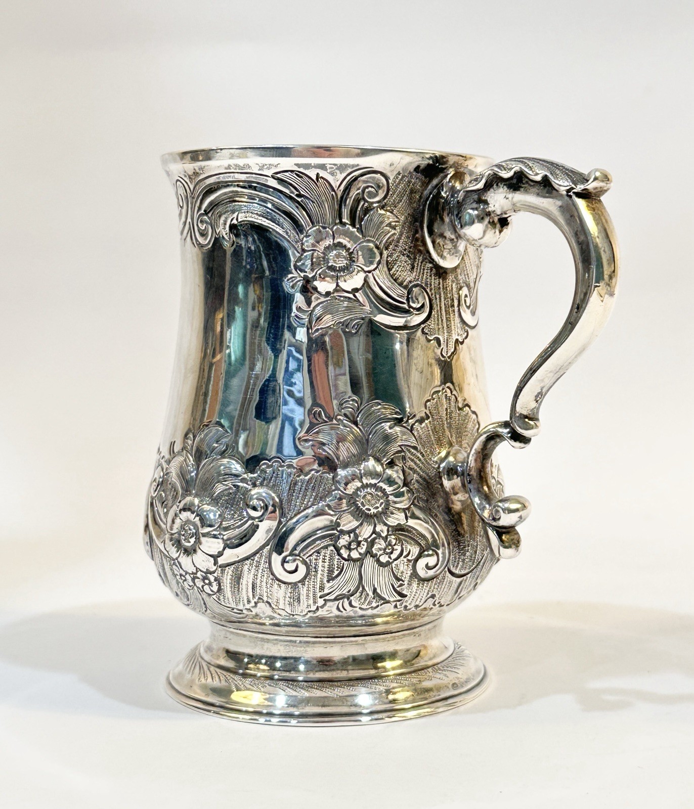 Antique 19th C Georgian Sterling Silver Mug London 1824 Edward Ferrell