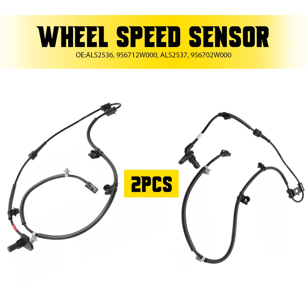 2pcs ABS Wheel Speed Sensor Front Rear Right & Left For Kia Sorento 2013-2014