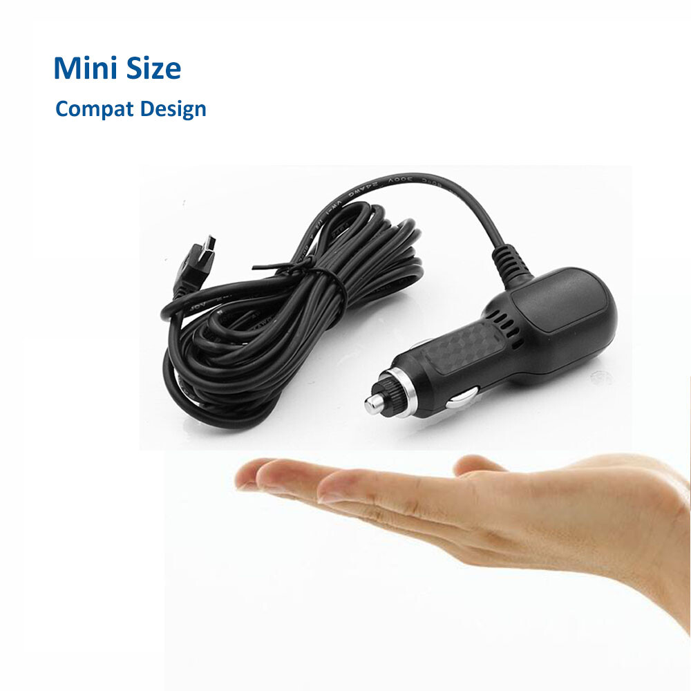 Car Charger Cord for Garmin DriveSmart 55 61 65lms DriveAssist 50 51 60 GPS TA20