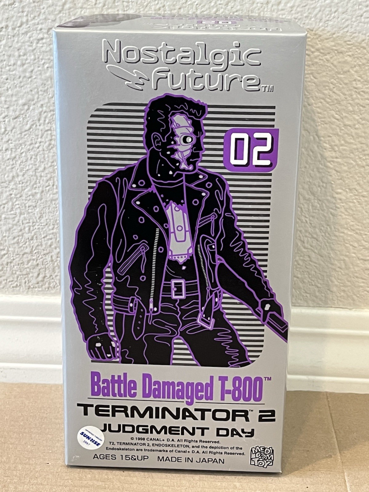 Medicom Toy Terminator 2 Battle Damaged T-800 #02 Nostalgic Future Arnold Tin