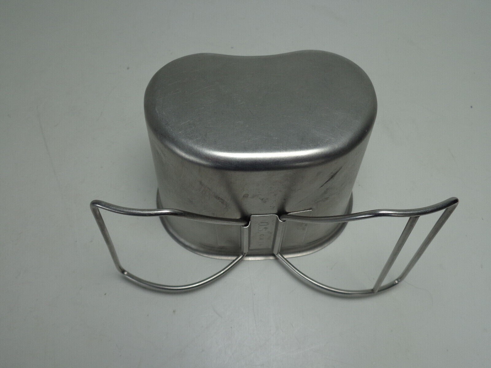 GENUINE US MILITARY CANTEEN CUP 1QT USGI STAINLESS HEAVY DUTY MINT