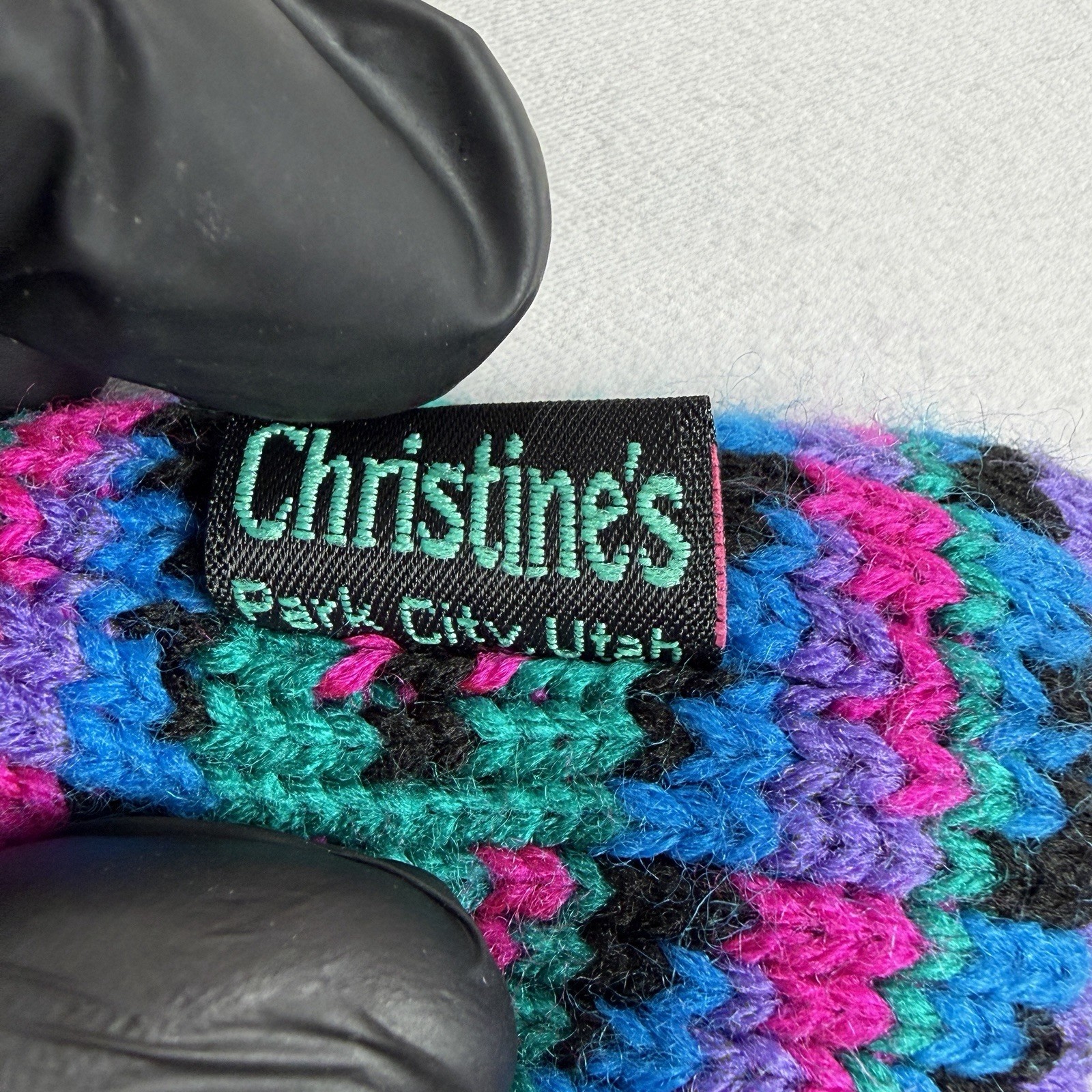 Christine’s Polartec Fleece Knit Winter Beanie Hat Vintage 90s Unisex