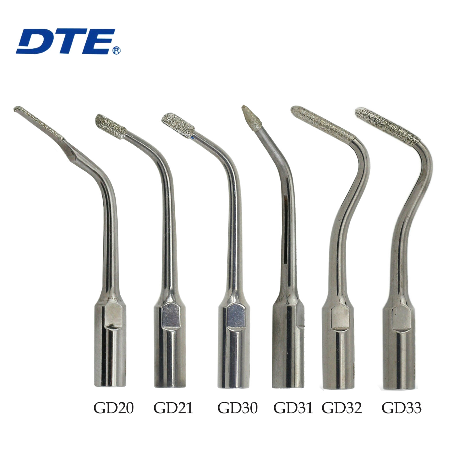 Woodpecker Dental Ultrasonic Scaler Piezo Tips DTE Cavity Shoulder Fit SATELEC