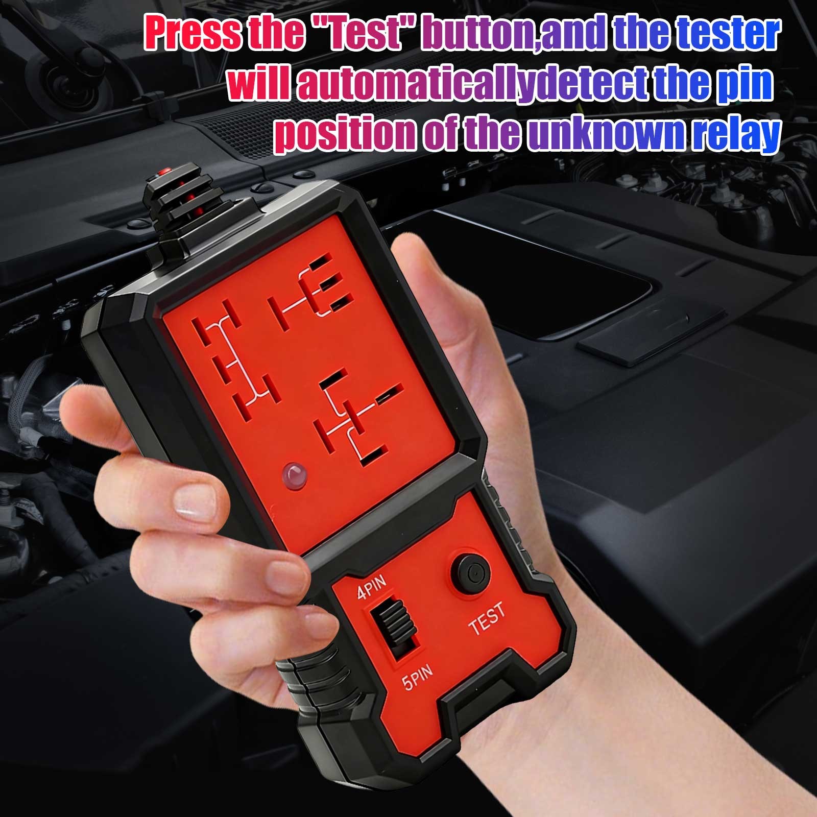 12V 24V Car Relay Tester Voltage Tester with Removal Tool