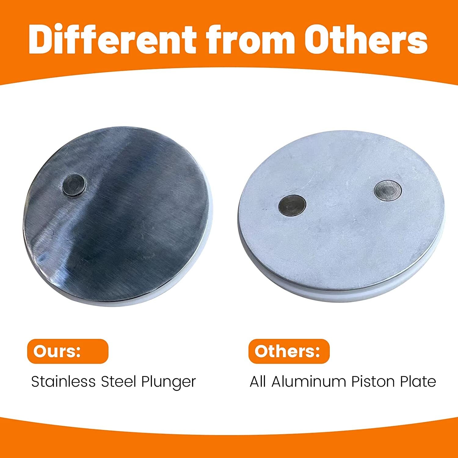 Hakka 11lb 5L Sausage Stuffer 2 Speed Vertical Stainless Steel Meat Filler Maker