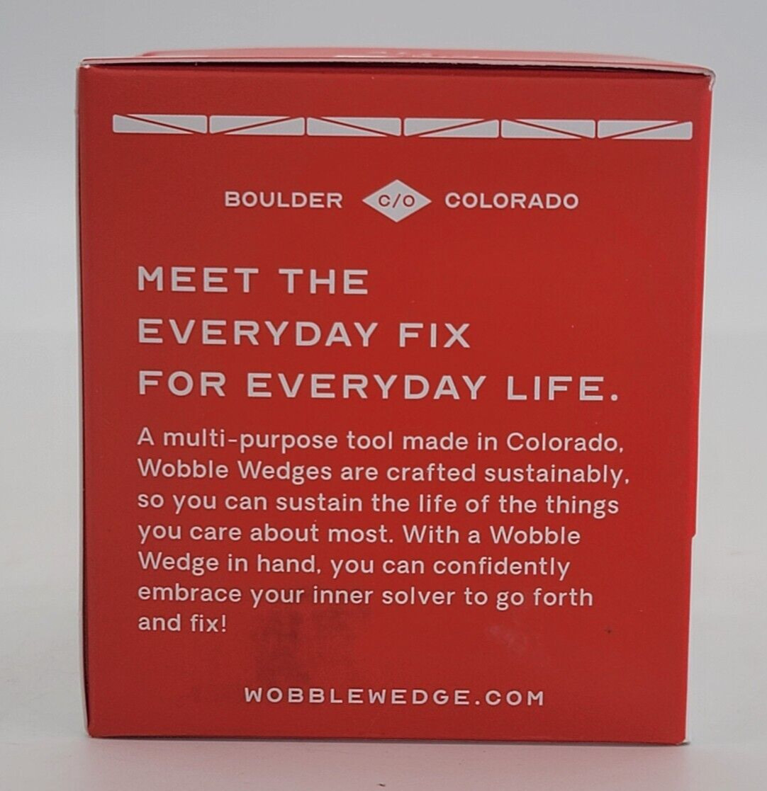 (30 Pack) Wobble Wedge Tapered Black Flexible Soft Multi-Use Wedge Stabilizer