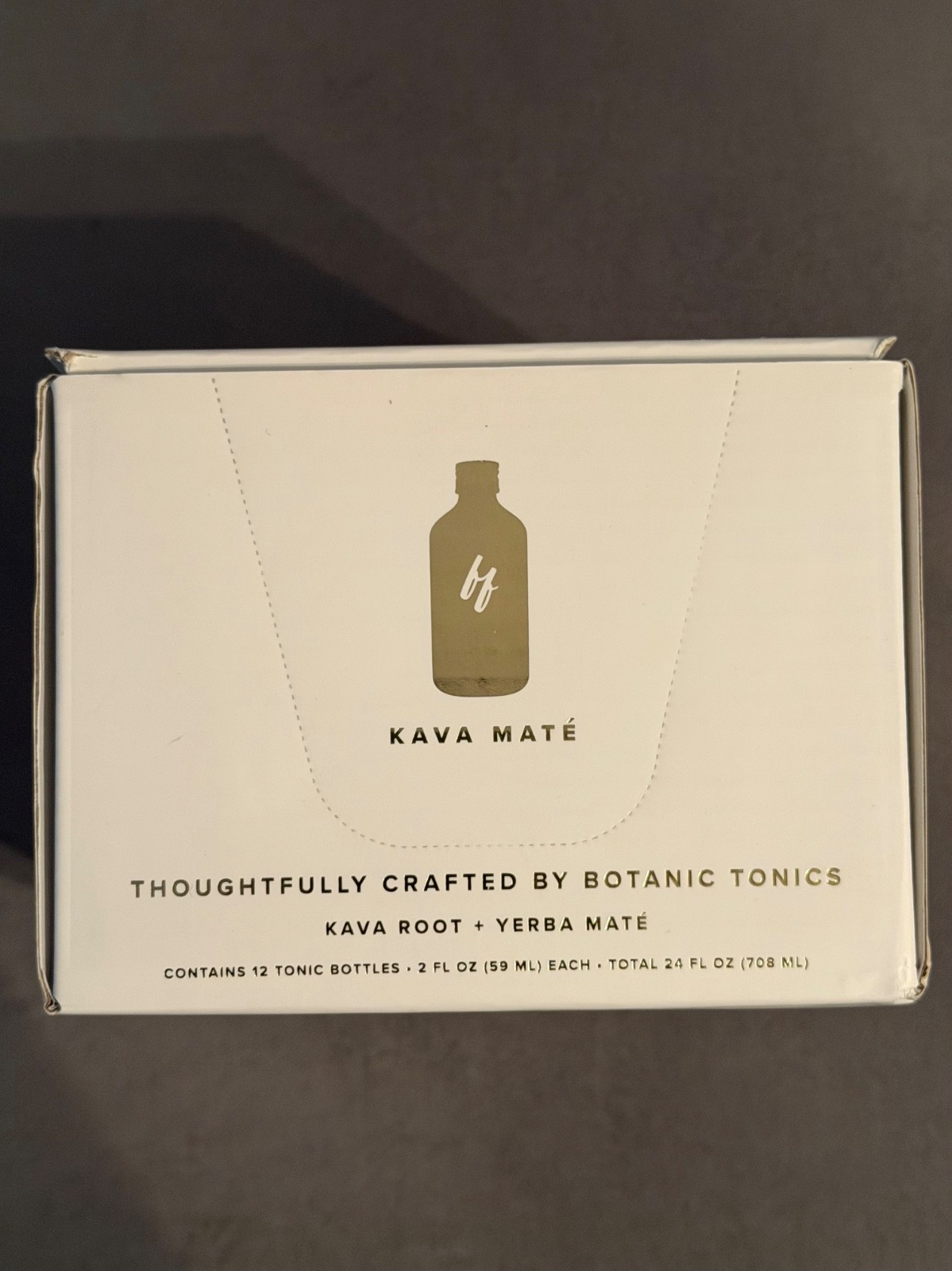 Feel Free Kava Maté 12-Pack 2oz Bottles by Botanic Tonics Exp 06/26 NEW