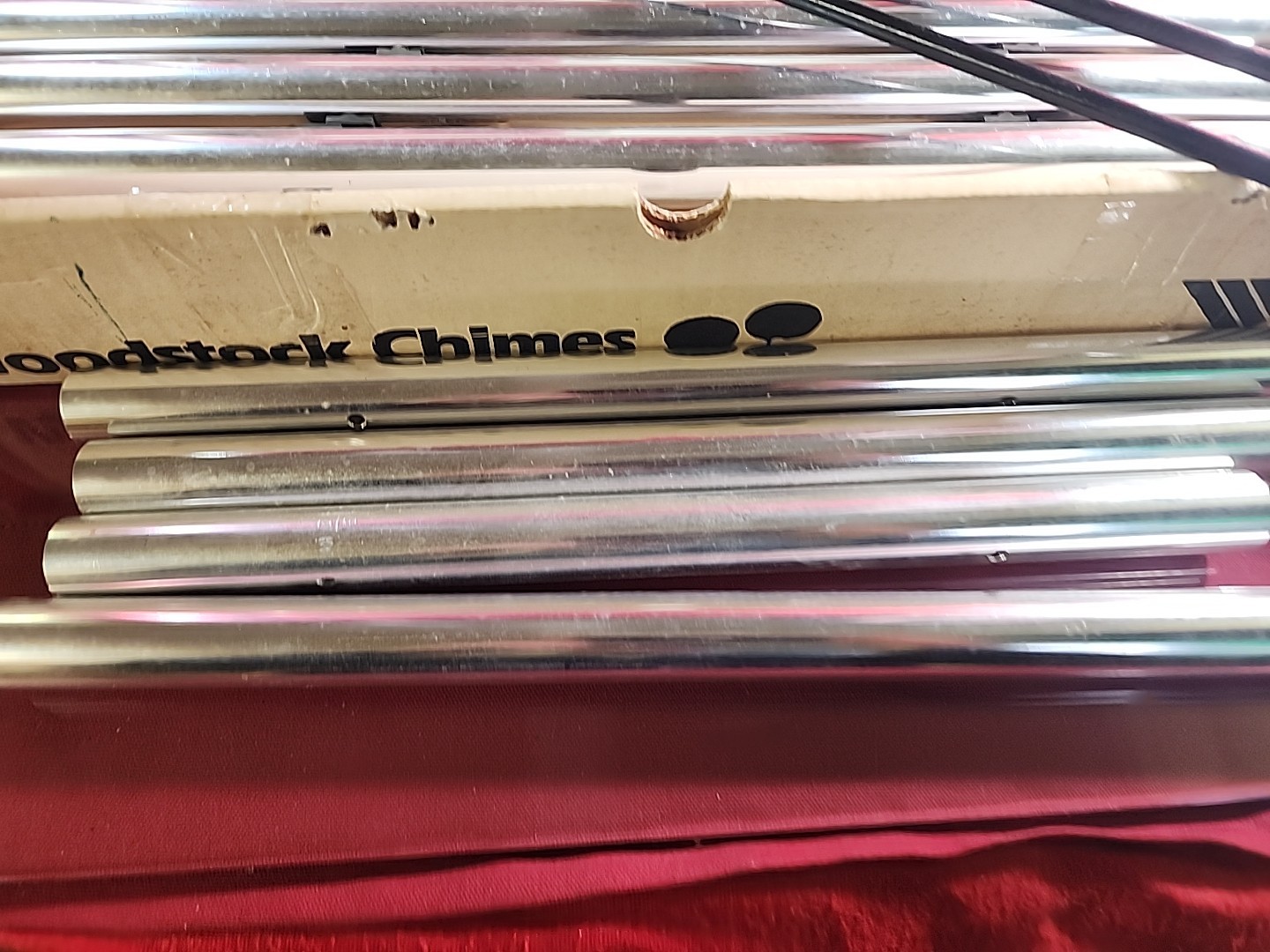 VTG Woodstock Gamelan Chimes Set Original Box Songbook,Record 1970's USA