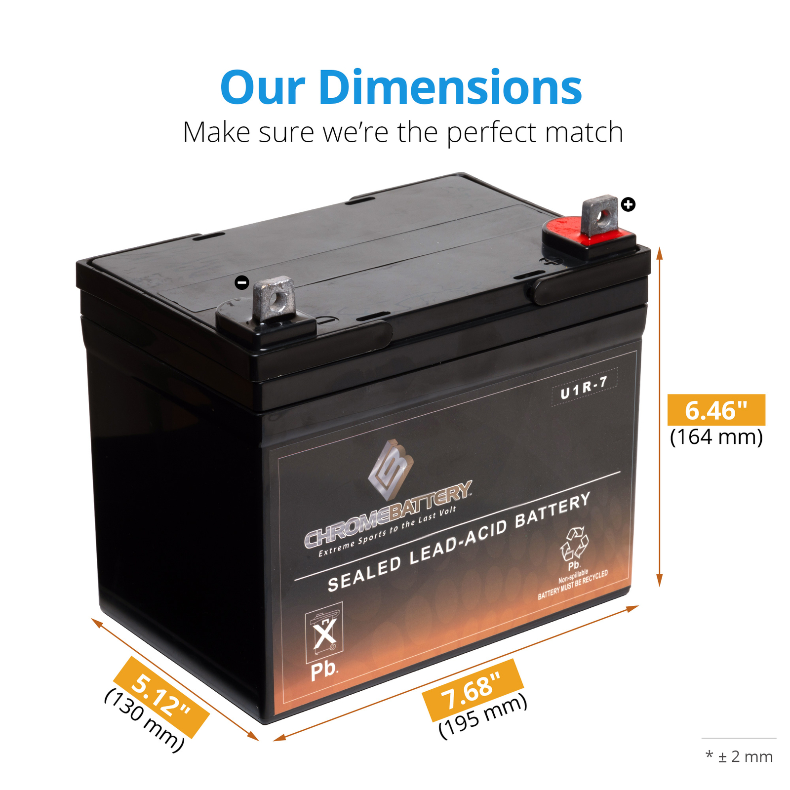 BCI No. U1R Sealed Lawn Mower Battery for Husqvarna Garden Tractors