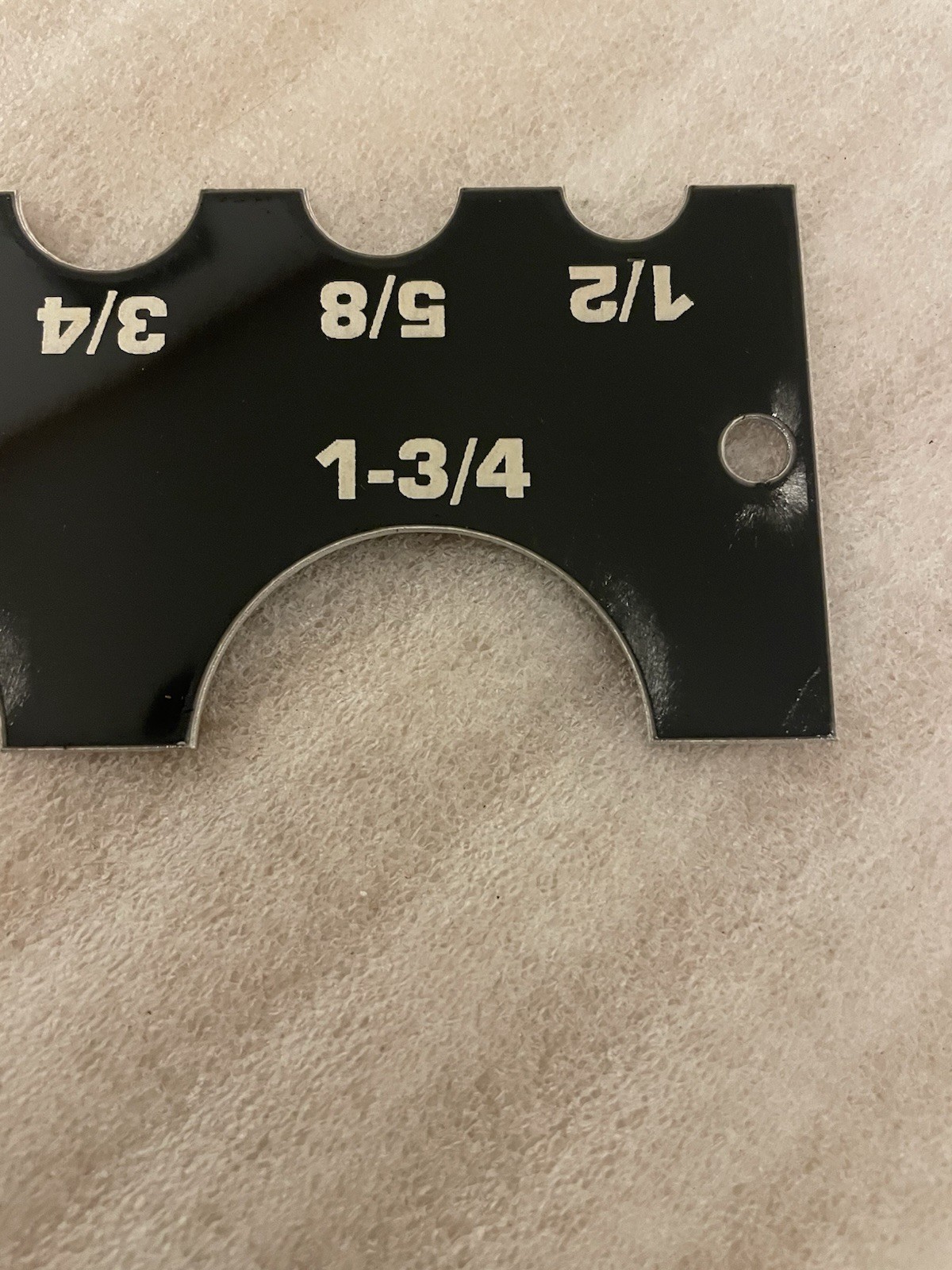 Round Tubing Diameter Gauge - 1/2" up to 1-3/4" - IMCA NHRA Brand New