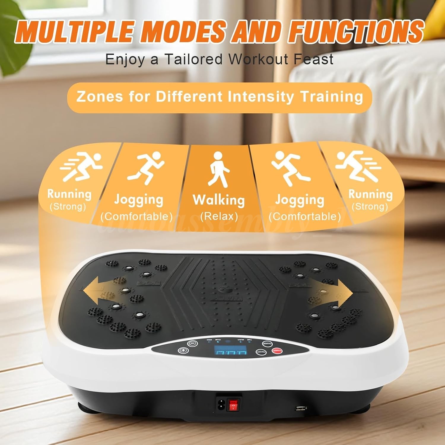 NEW Vibration Plate Exercise Machine Vibrate Platform Whole Body Workout Fitness