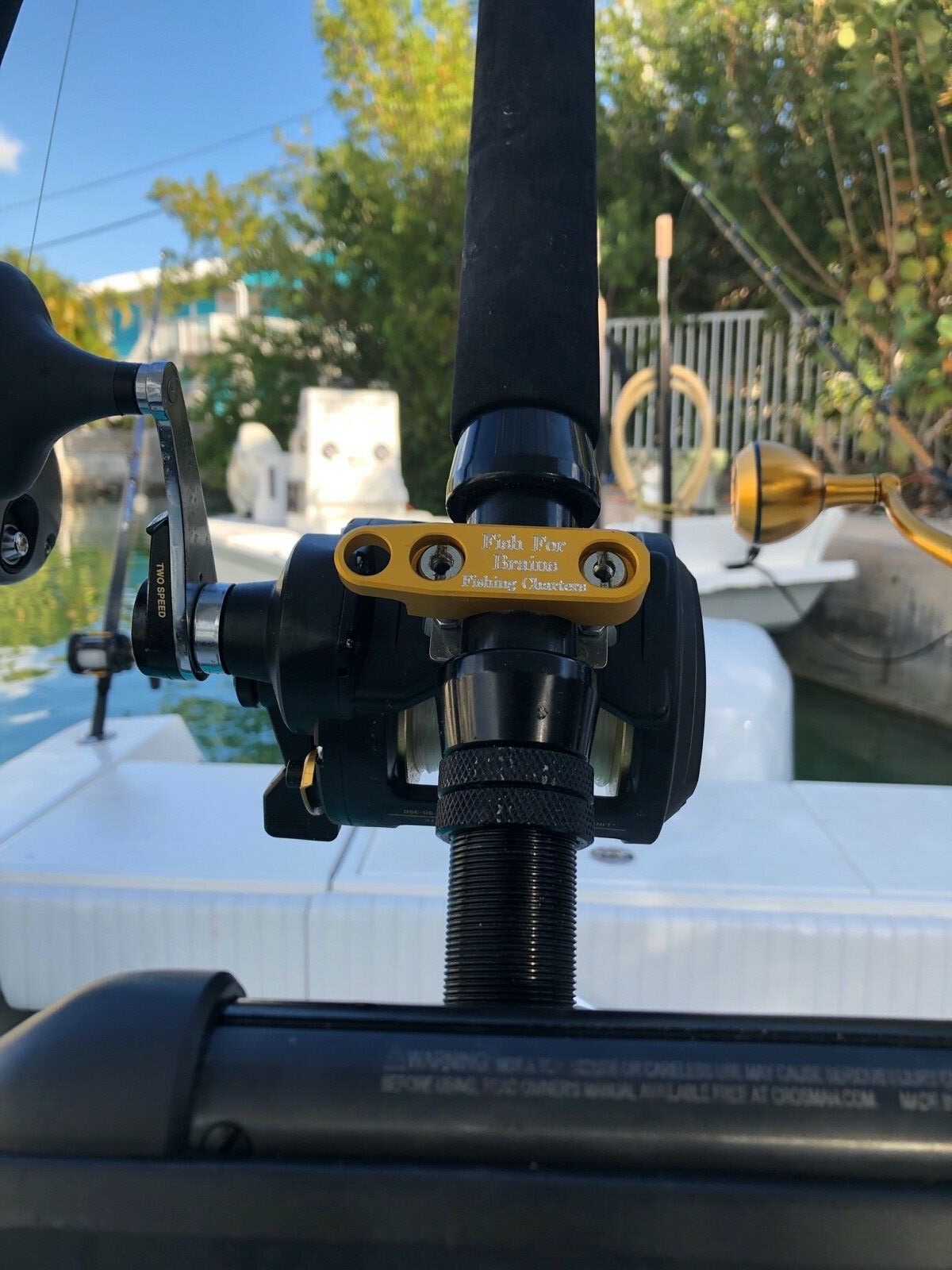 Sea Halt Aluminum REEL CLAMP Shimano Avet TLD Tiagra 1.5-1.63 Fishing V3006