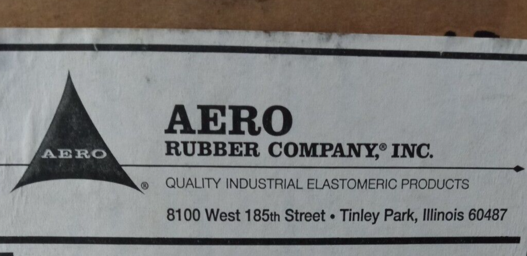 Aero Rubber Bands #117A 7" x 1/16" EPDM Black **1-CASE (Approx 8740ea)**