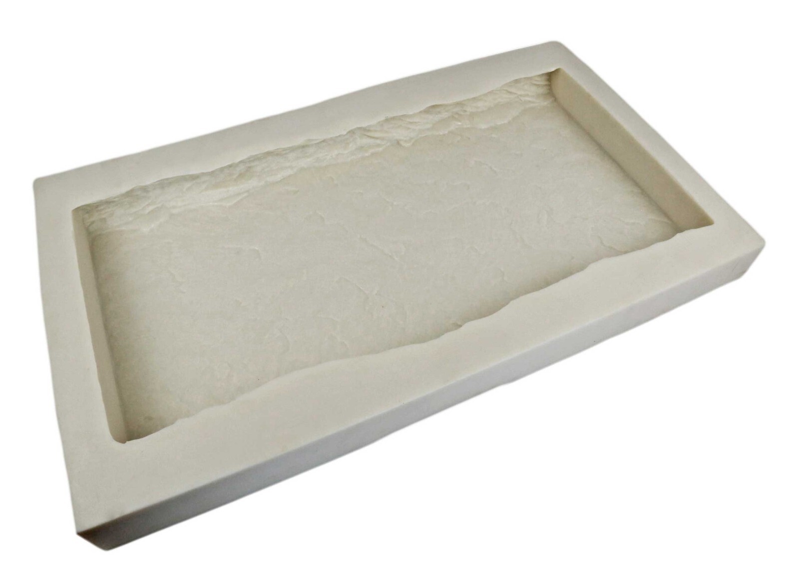 Stone Master Molds Rubber Molds for Concrete, Slate Wall Cap Mold, 24"L x 12"W
