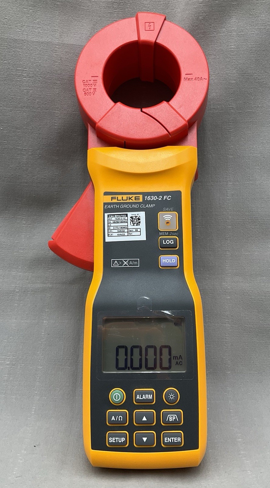 FLUKE 1630-2 FC EARTH GROUND CLAMP NEW OPEN BOX Free Shipping