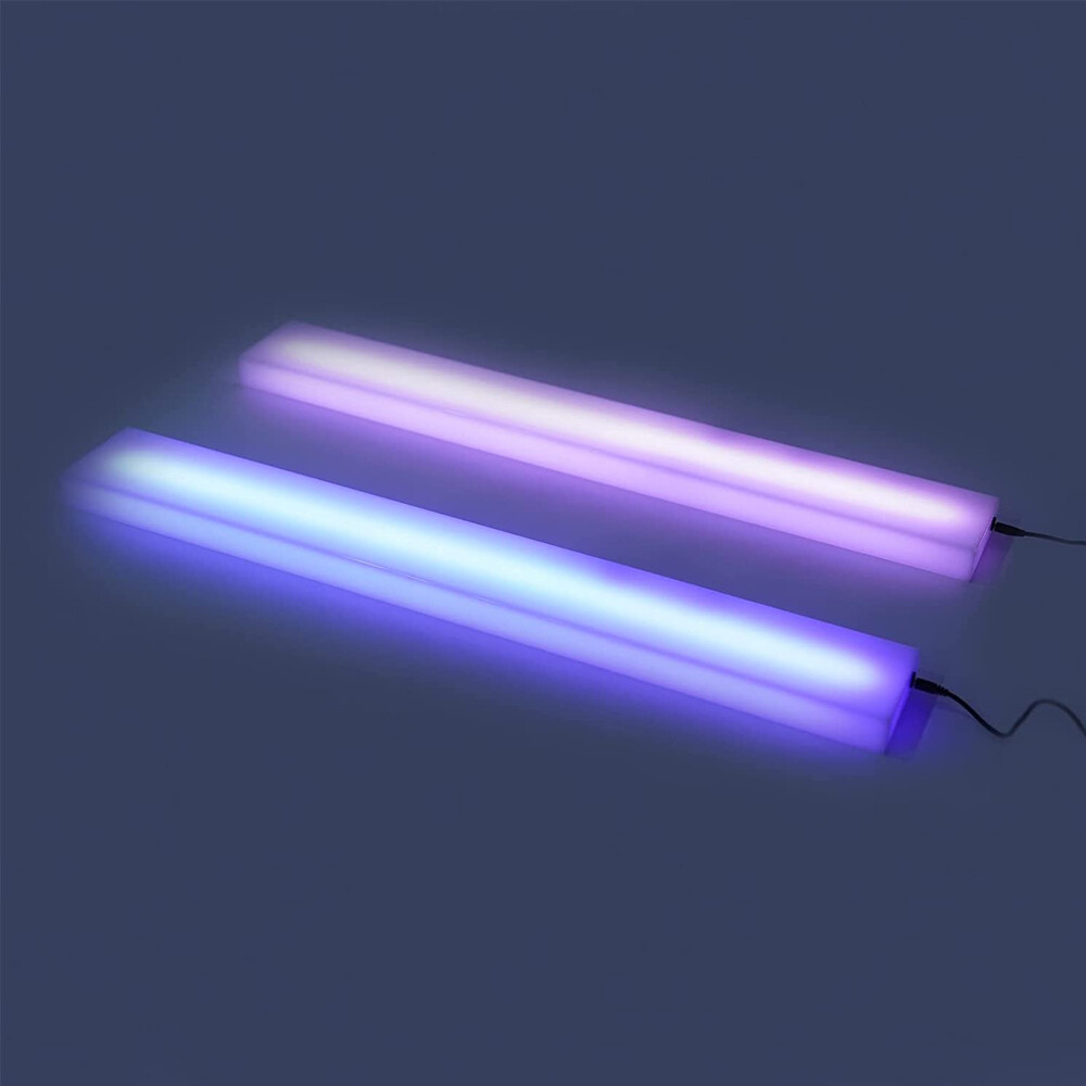 1 Step 24 Inch Wall Mounted LED Lighted Liquor Bottle Display Shelf for Home Bar