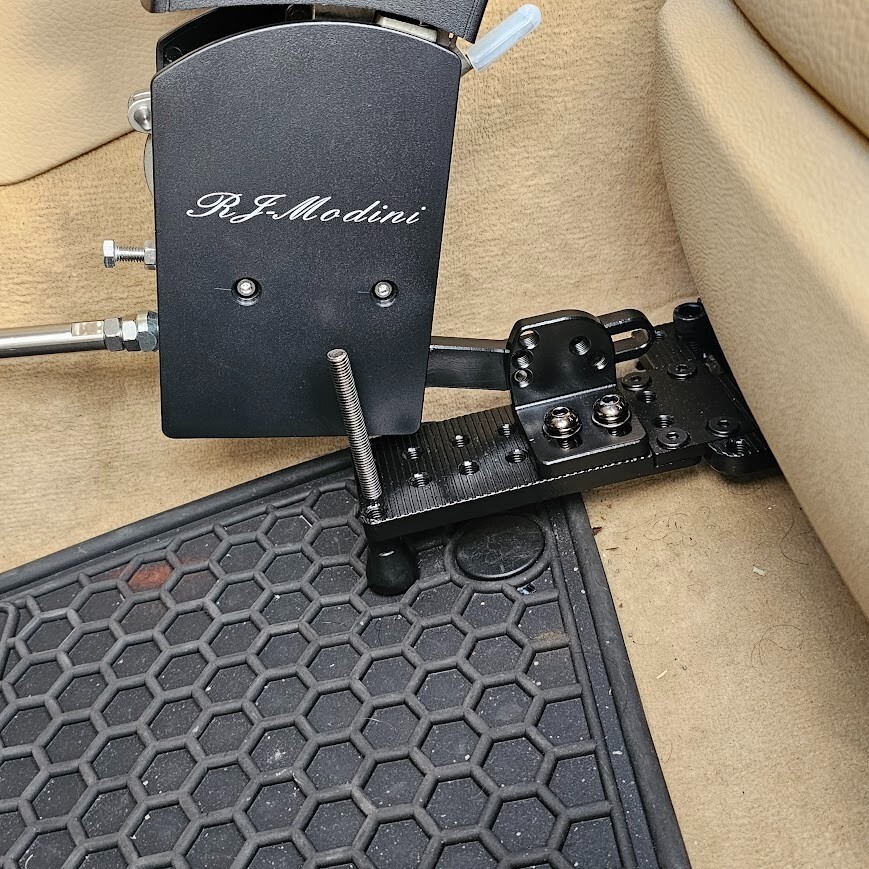 A permanent,safe install car hand control. Disabled/Handicapped - SCI, H quality