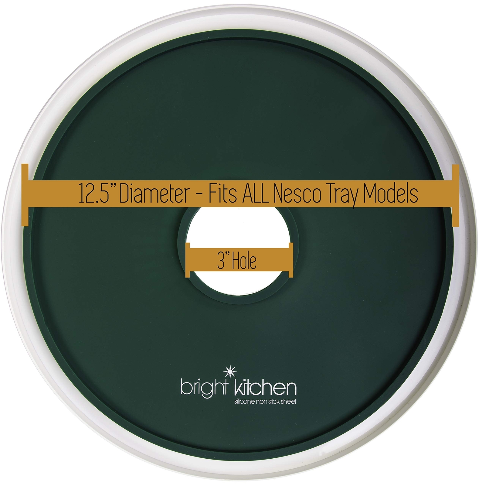 2 Fruit Leather Silicone Dehydrator Sheets with EDGES - NON-Toxic for Nesco