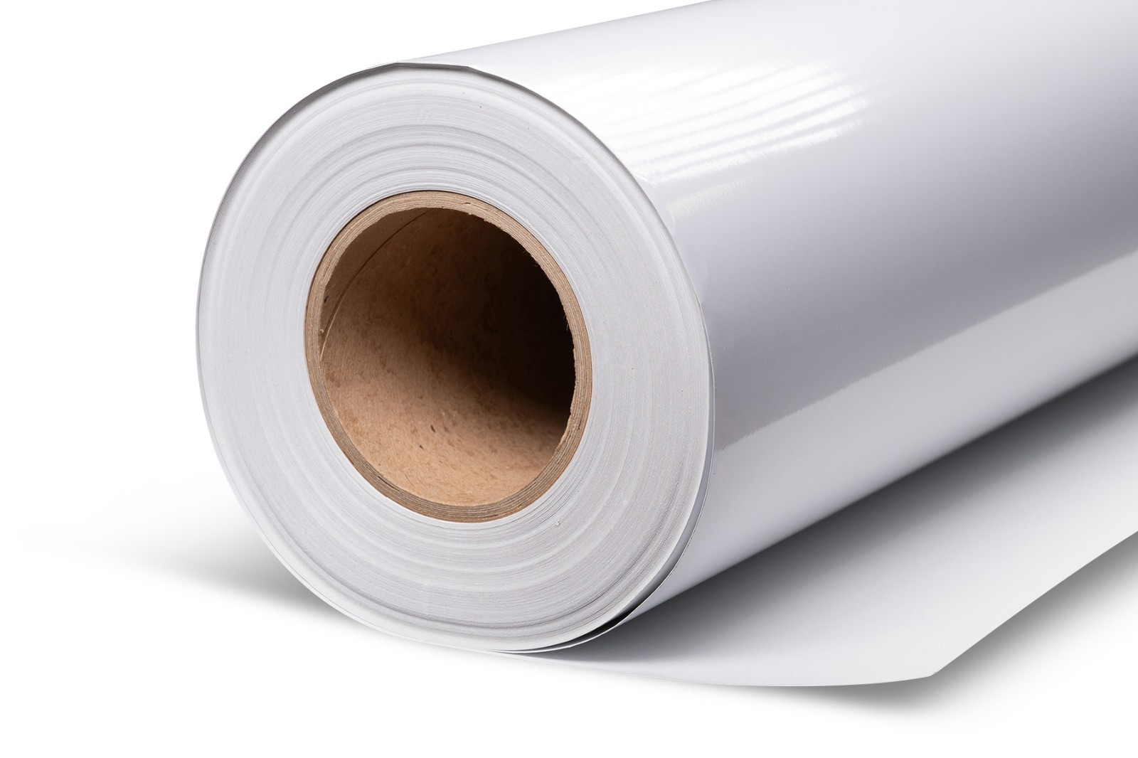 4.0mil Gloss White Printable Vinyl Decal Sticker Gray-Back Permanent Adhesive