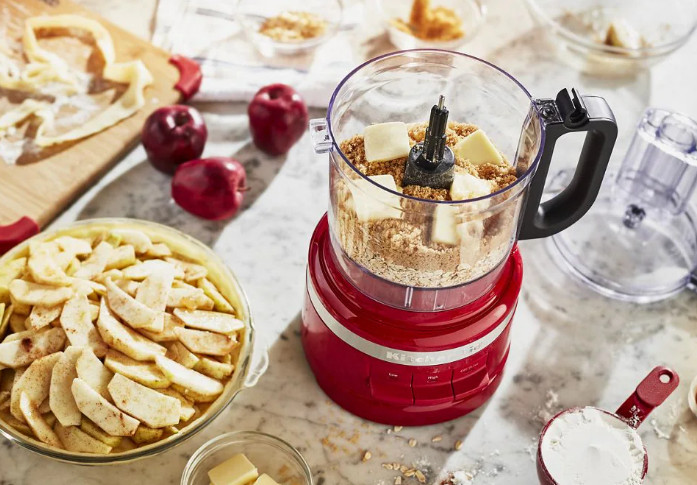 KITCHENAID 7 Cup Food Processor Plus - Empire Red