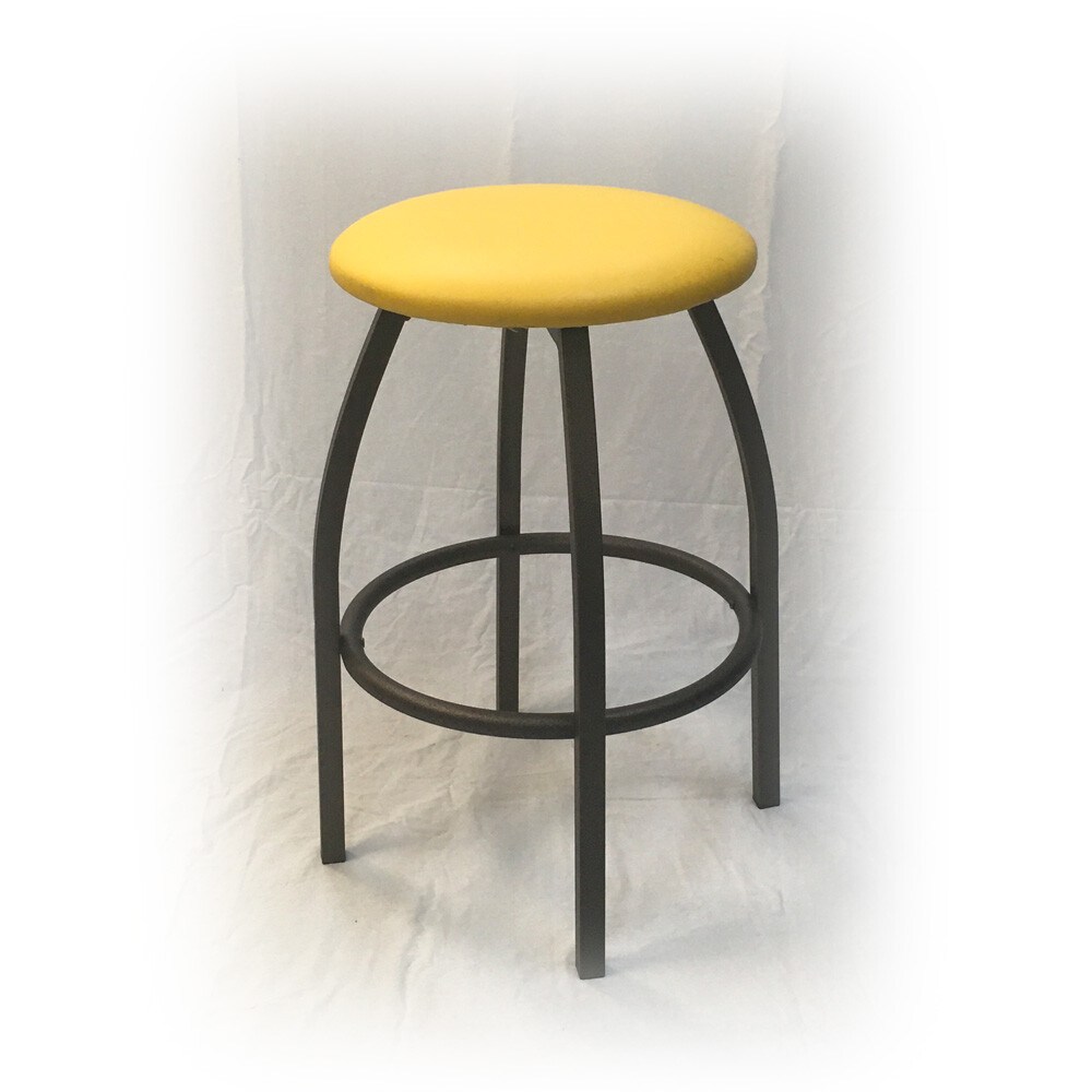 Empress Backless Barstool - Black