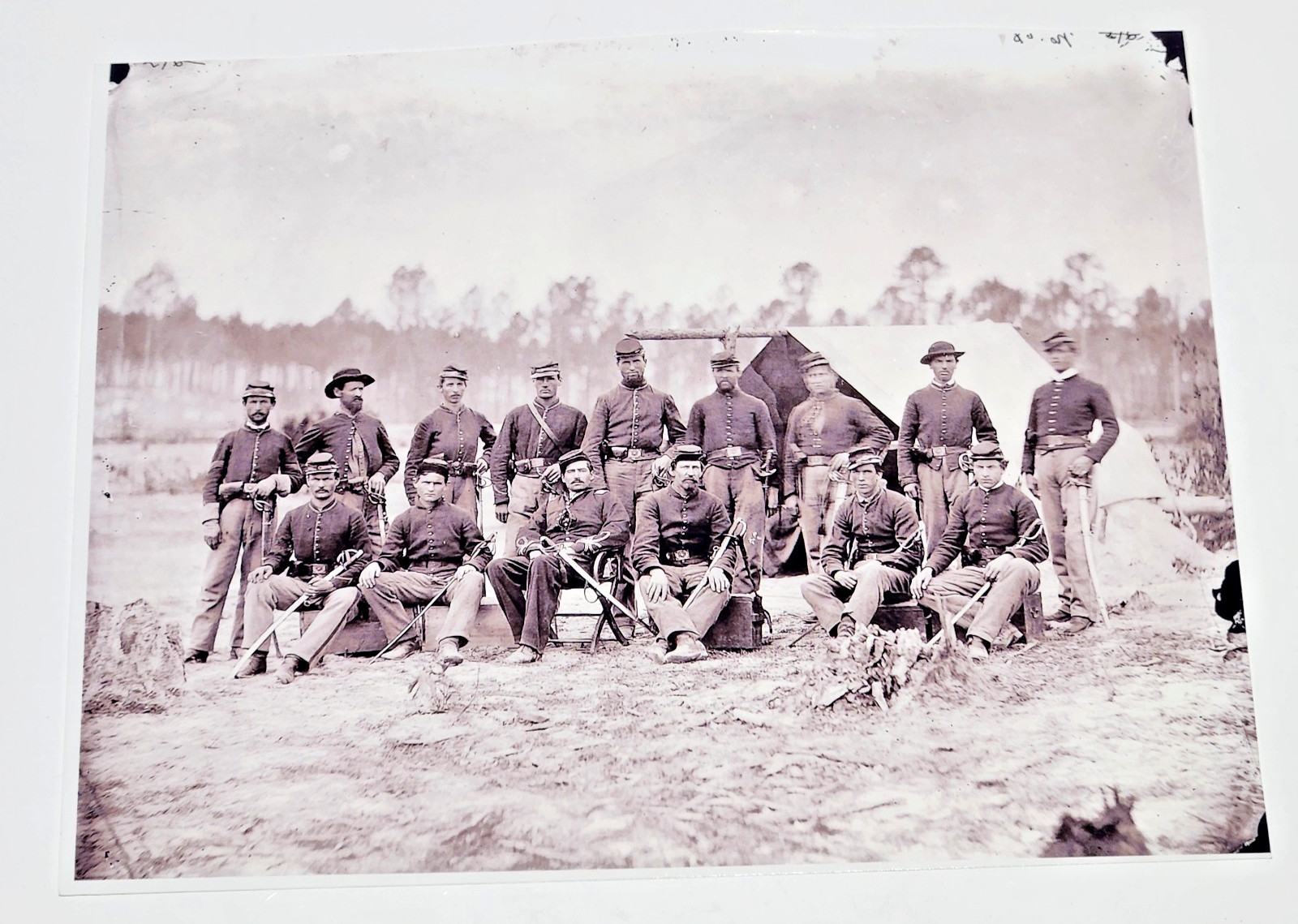 Civil War Union Unidentified Soldiers Photo Reprinted not original 8X10