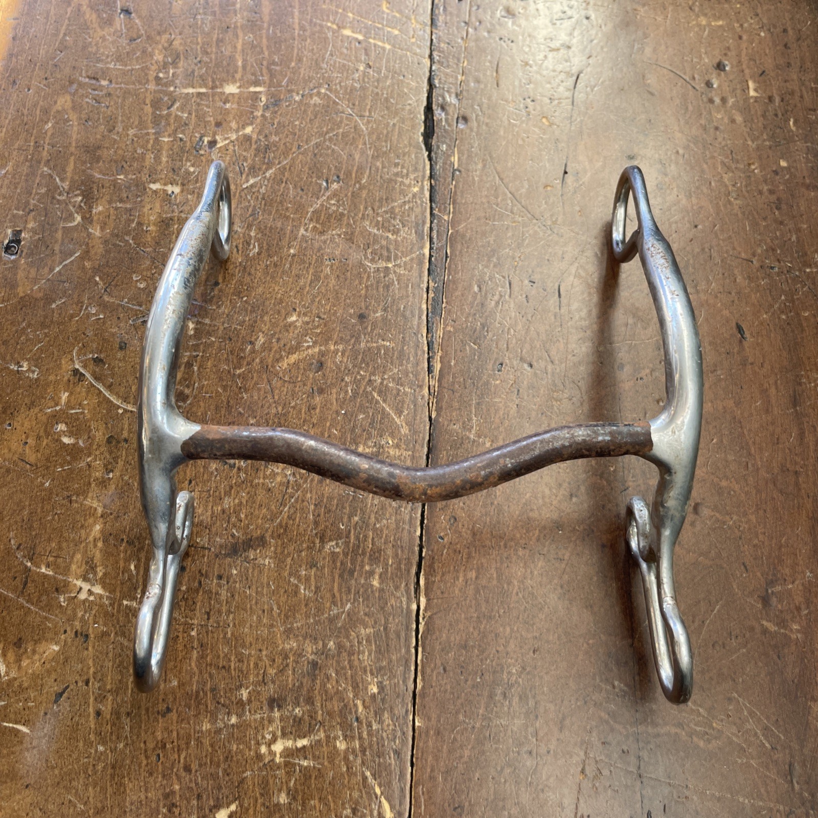 Western Long Shank Curb Bit Sweet Iron Mouthpiece