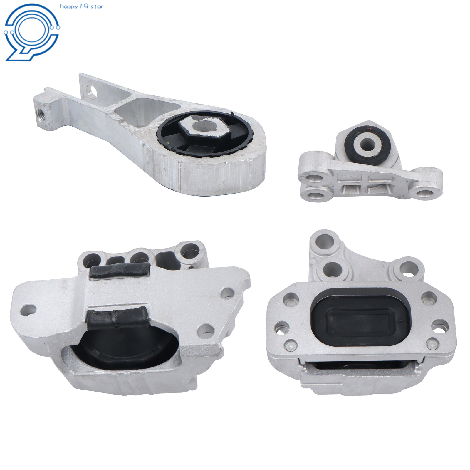 For 2015-2017 Jeep Renegade L4 2.4L 4Pcs Engine Mounts & Transmission Mount Set