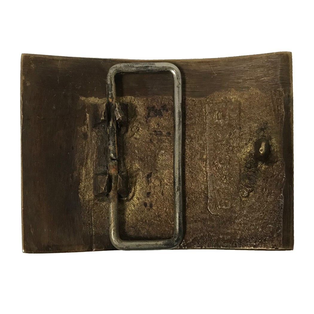 Antique Style Military Civil War Eagle Officer Belt Buckle SOLID Brass