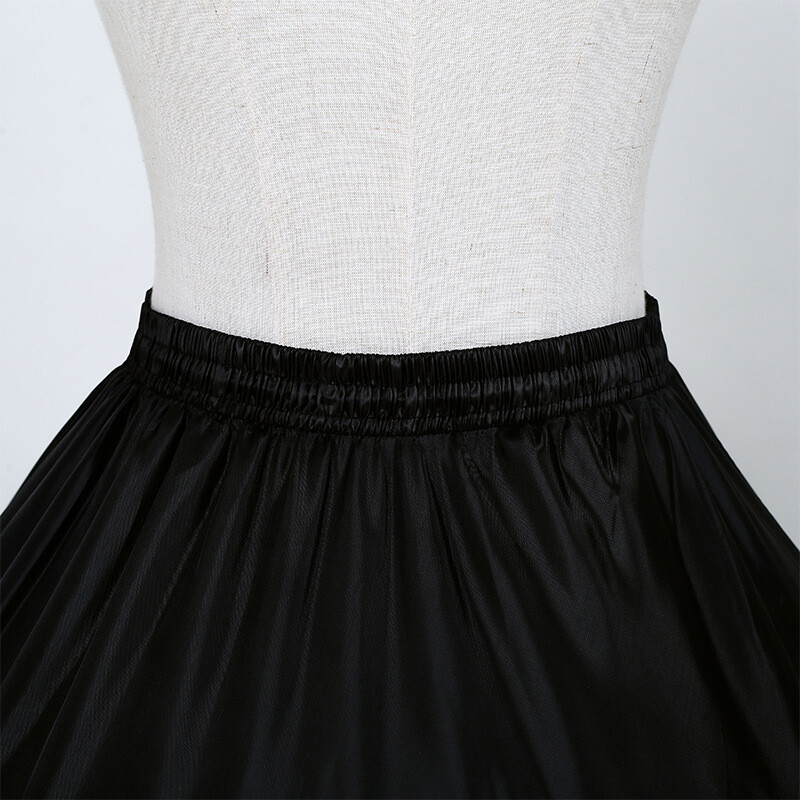 Women White Bridal Petticoat Hoop Skirt Crinoline Slip Wedding Gown Underskirt