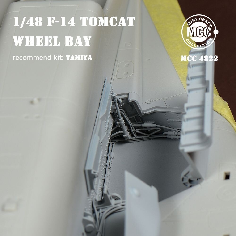 MCC 4822 1/48 F-14Tomcat Wheel Bay for TAMIYA