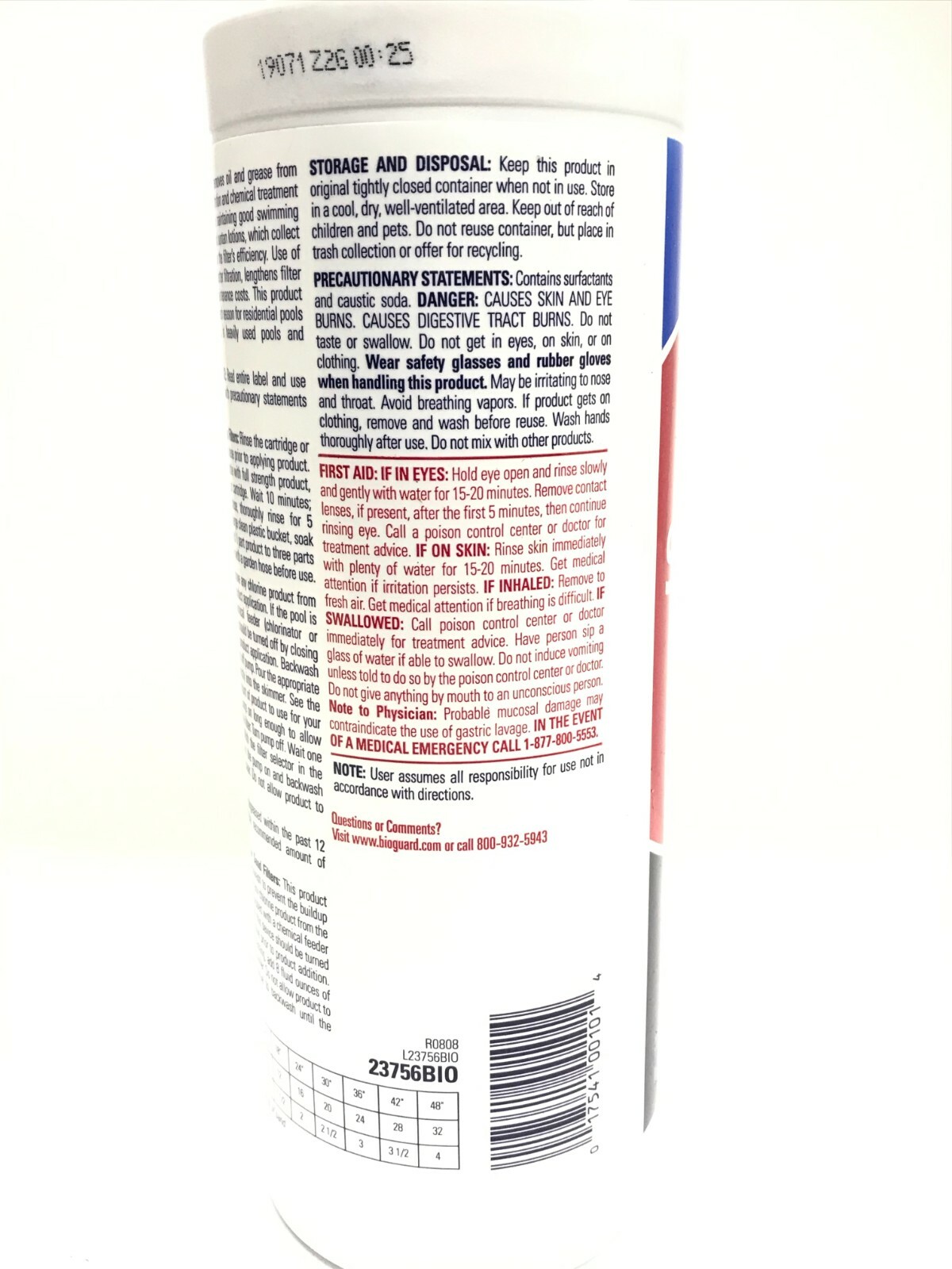 BioGuard-23756-2 PACK Strip-Kwik Degreasing Filter Cleaner - 2 Quarts