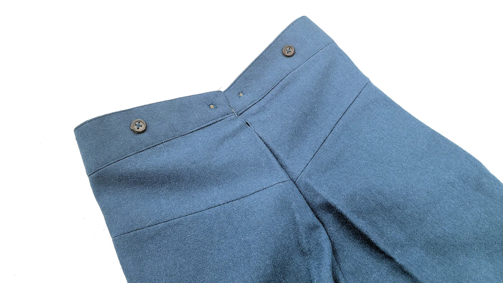 Kids Civil War Reproduction Sky Blue Wool Trousers